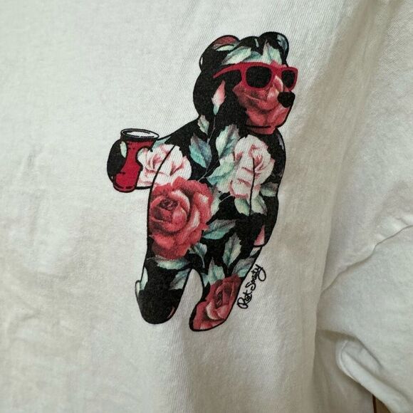 Riot Society rose bear 100% cotton men’s t shirt size XXL - Picture 5 of 8